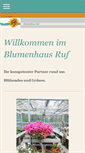Mobile Screenshot of blumenhaus-ruf.de